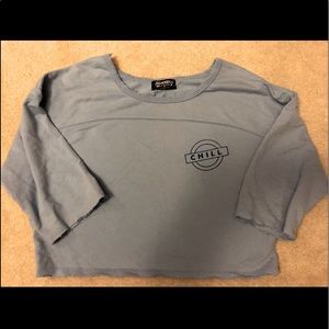 cropped sweatshirt from tillys!
